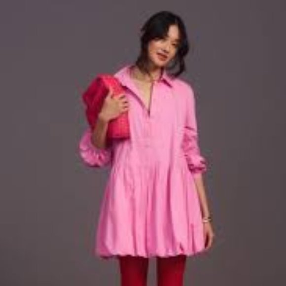 ISO Maeve Bubble-Hem Shirt Dress, size XXS in black, but also mint and pink - Picture 5 of 5